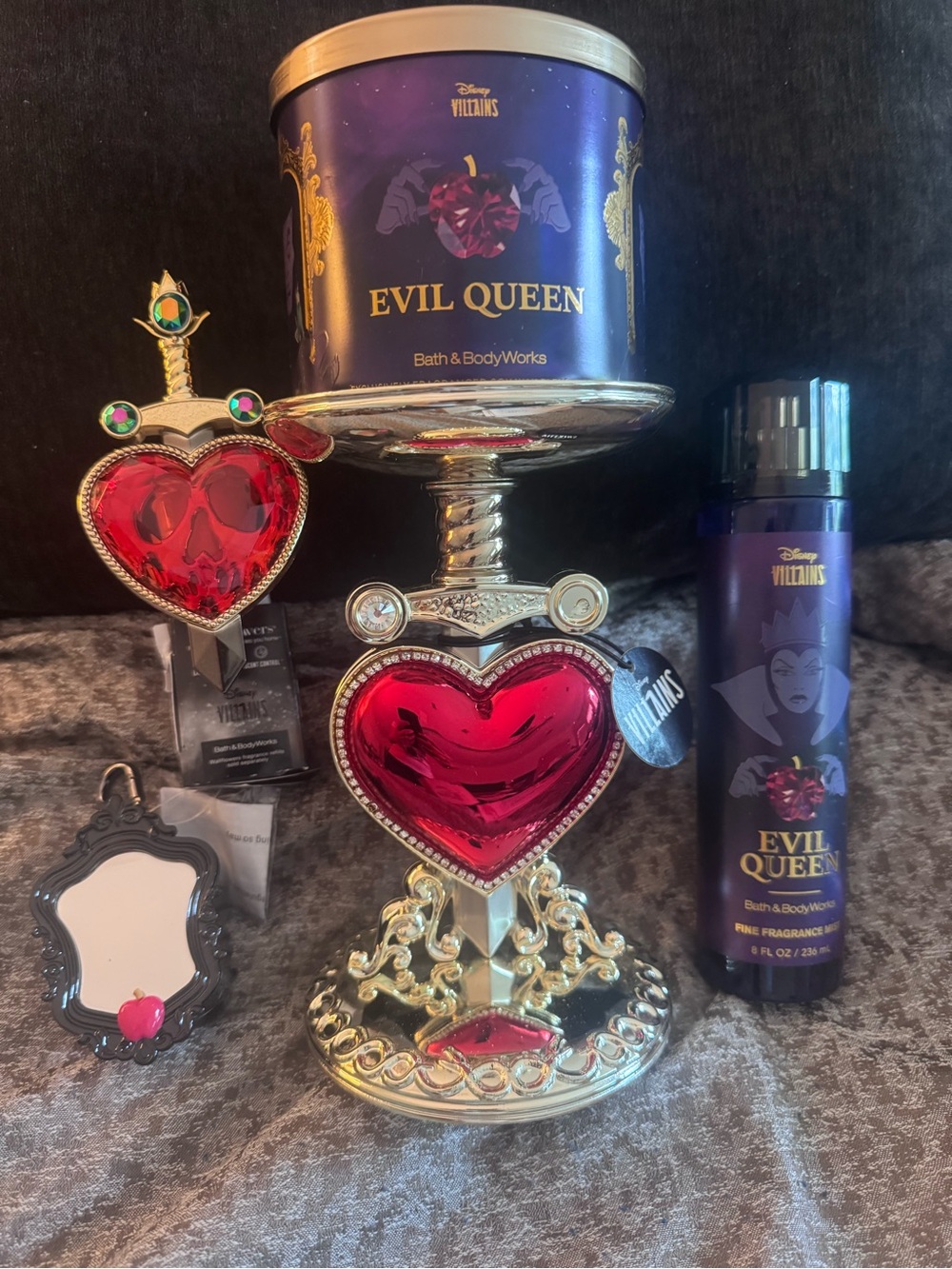 New NWT Rare Lot Bath And Body Works 
Halloween Disney Evil Queen Collection!